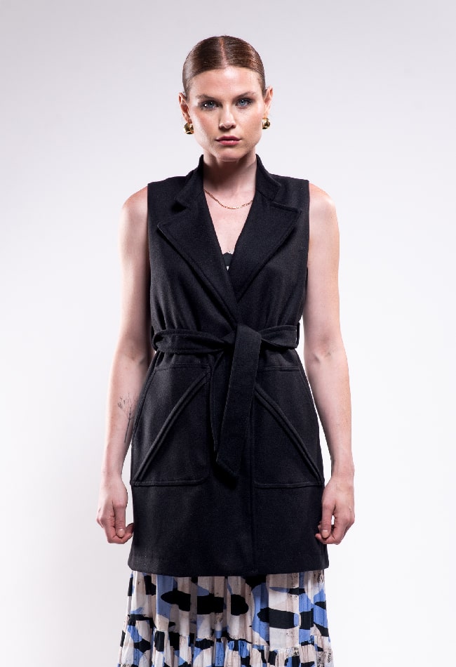 Abrigo 3 en 1 Slimfit (chaleco, torera y abrigo) - Imagen 7