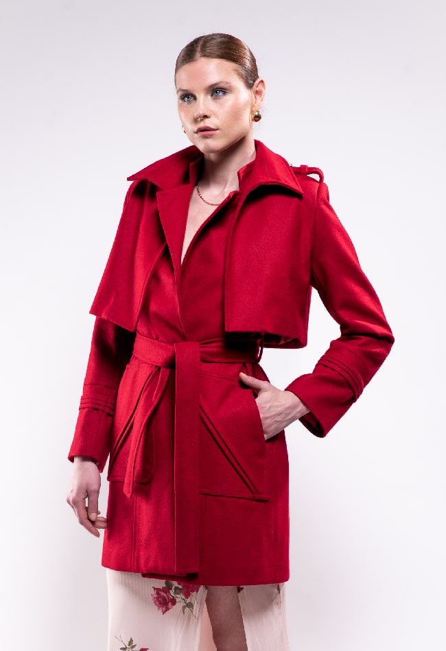 Abrigo 3 en 1 Slimfit (chaleco, torera y abrigo) - Imagen 3