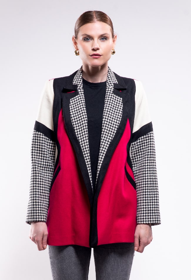 Abrigo de lana largo a la cadera - Imagen 5